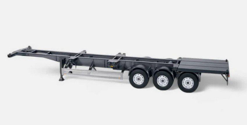 Modellbausätze & Standmodelle: NZG 9771-1 Auflieger mit 40" Container 1:18 – Neu (gemäss Beschreibung) aus Dagmersellen von FBM-Bacheli 1