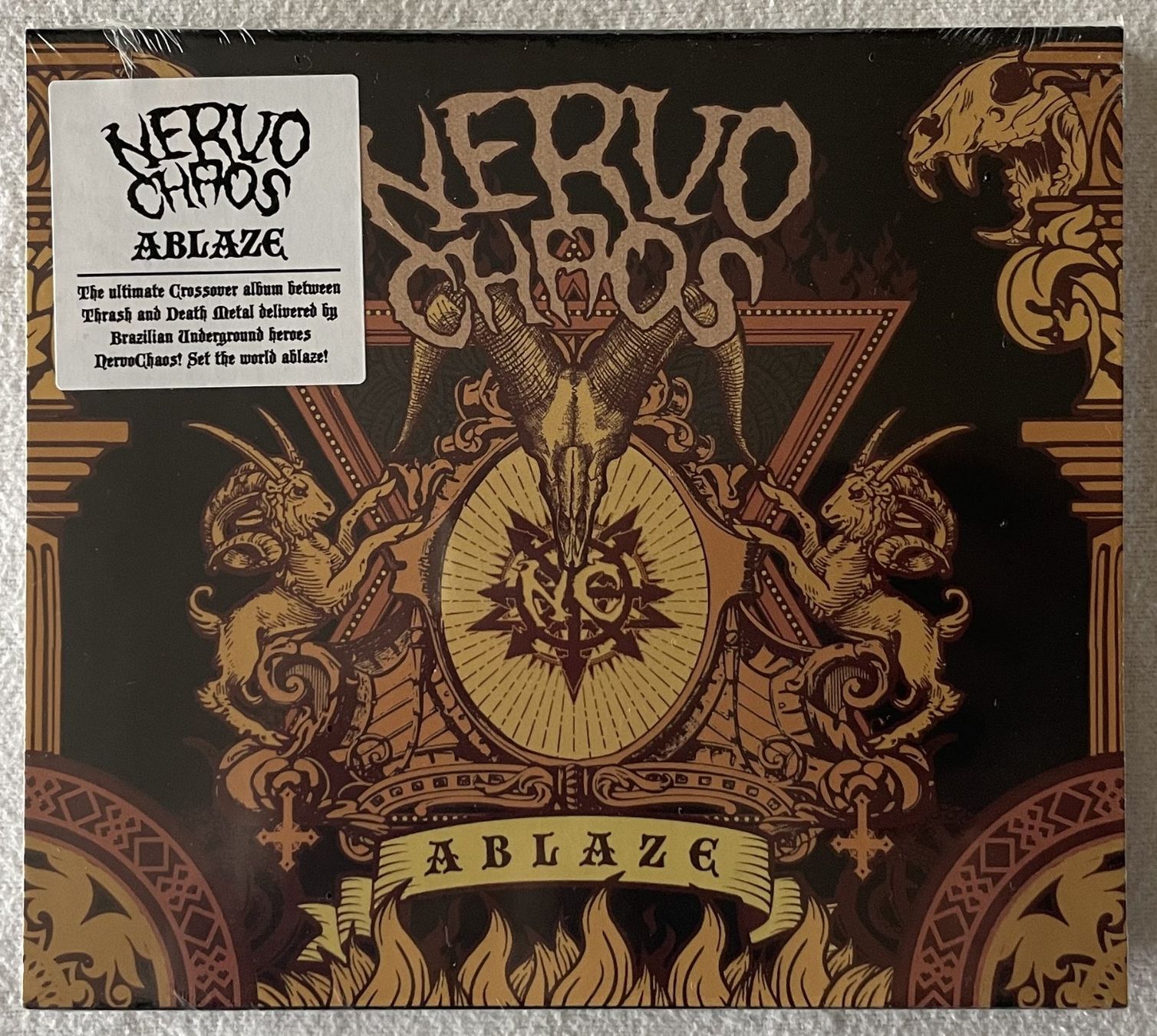 CDs: Nervochaos – Ablaze - CD - 2019 - First Press - NEW – Neuf avec emballage d'origine à Uster par Zardodel