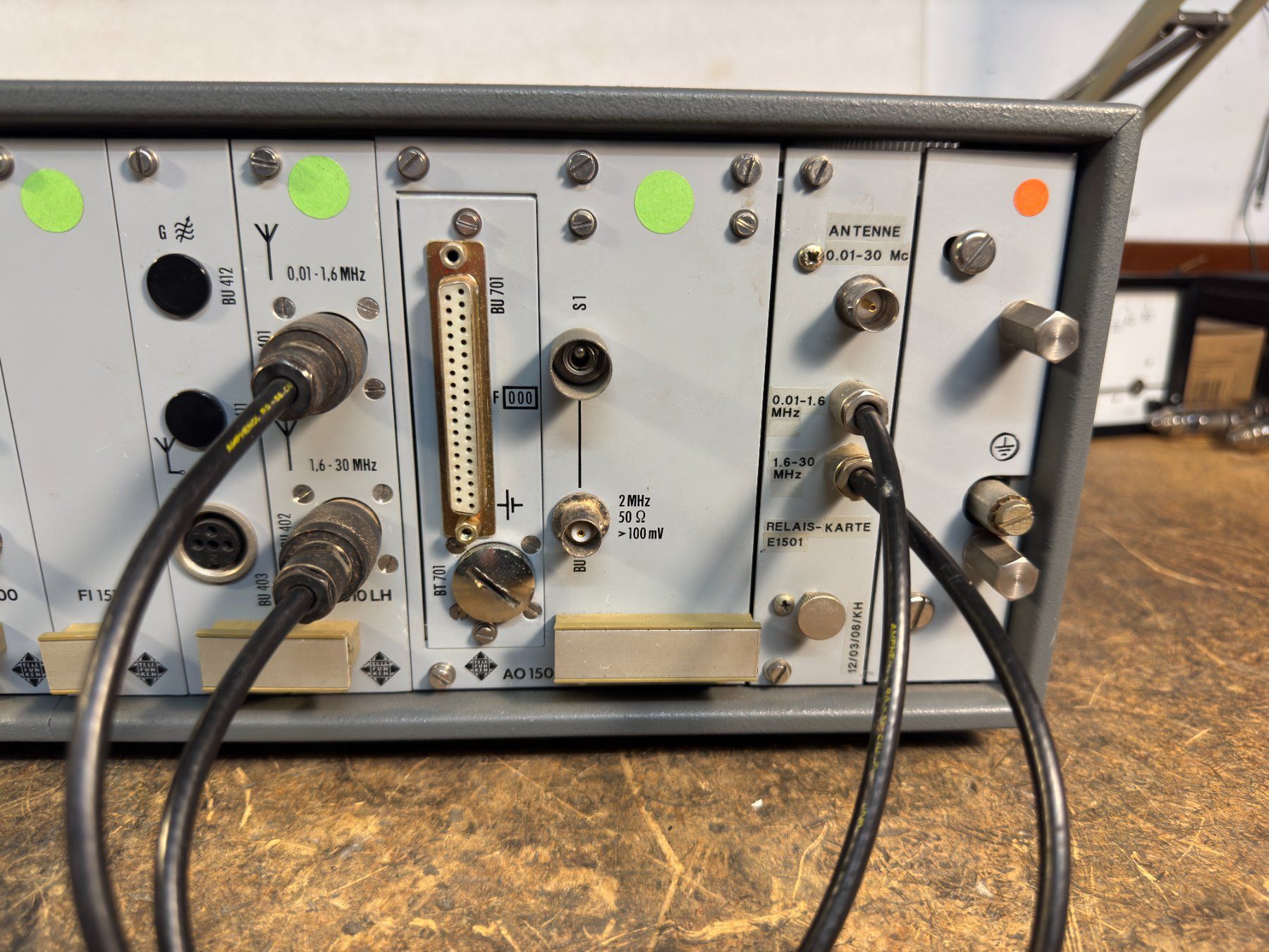 Funktechnik: Telefunken E-1501. LW - KW Empfänger – Gebraucht aus Ins von funkflieger 4