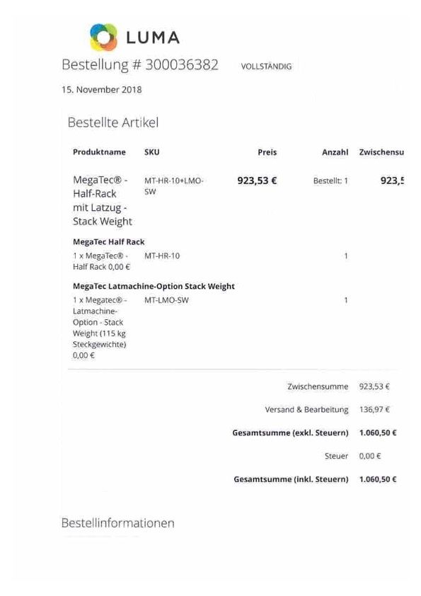 Hometrainer: Half Rack mit Latzugstation - 115 kg – Usato da Pratteln venduto da Zen200 3