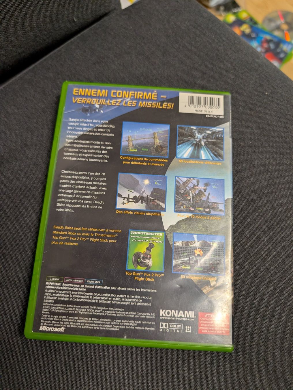 Spiele: Deadly skies Microsoft Xbox – Gebraucht aus Giubiasco von Ticinerd 1