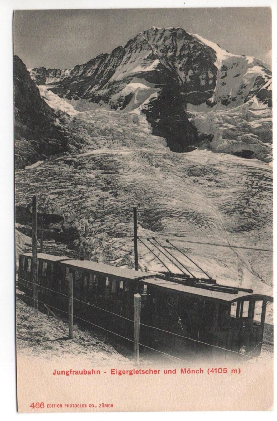 Cartes postales: GRINDELWALD Jungfraubahn - Eigergletscher und Mönch – Neuf (Voir description) à Jona par philajona