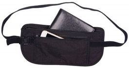 Bauchtasche / Gürteltasche flach schwarz