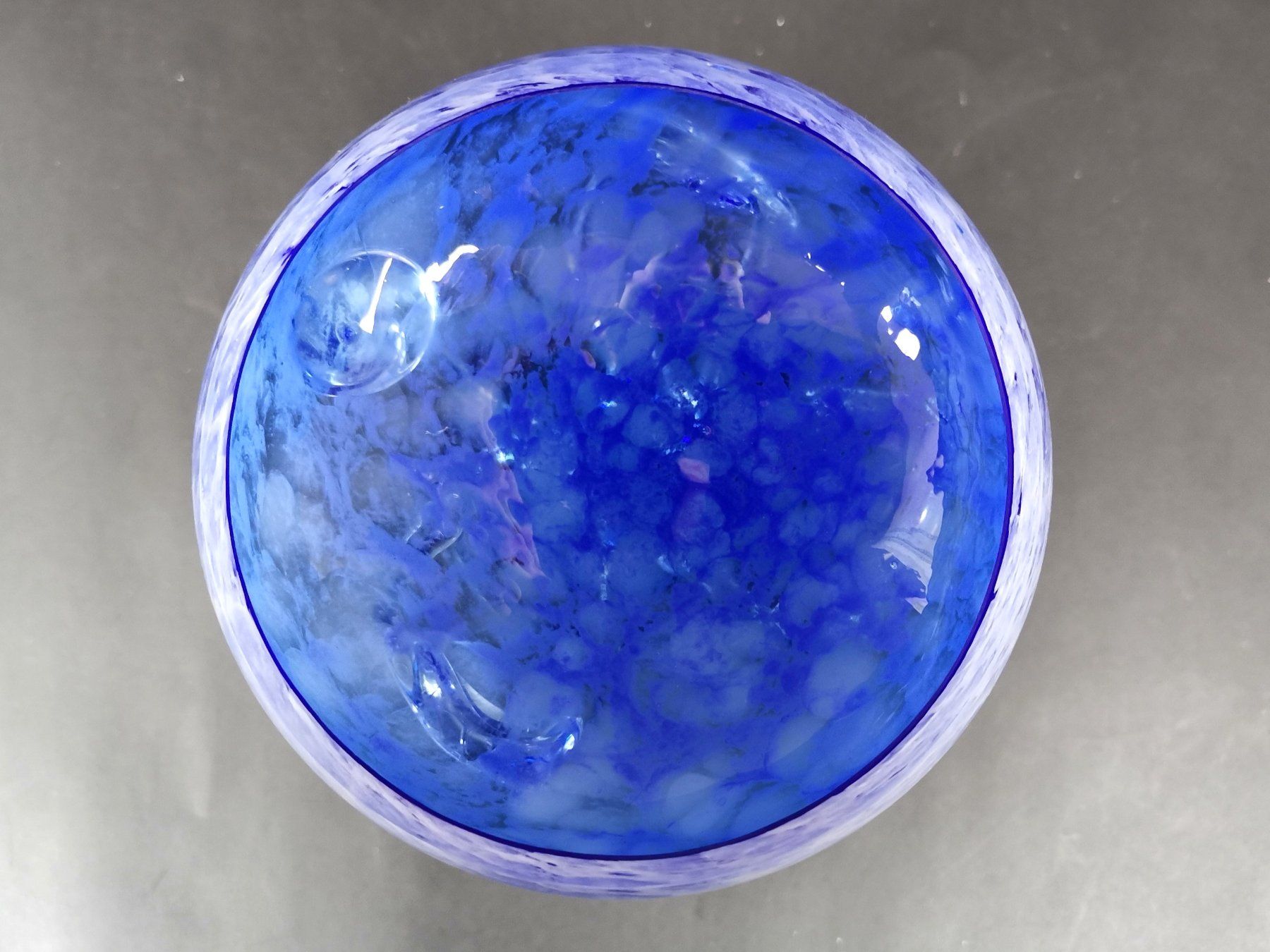Ciotole: Schale Fadenfuss blau – Usato da Schaffhausen venduto da Restwert_SH 3