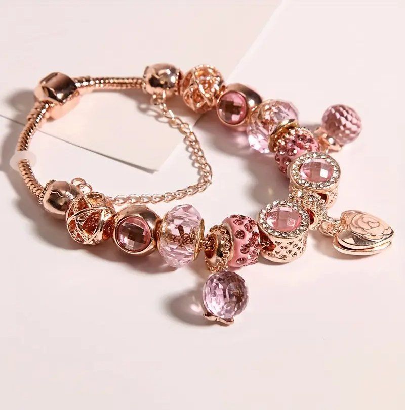 Armbänder & -reifen: Roségoldenes Armband mit Charms – Neu und originalverpackt aus Glattbrugg von majuska01 4