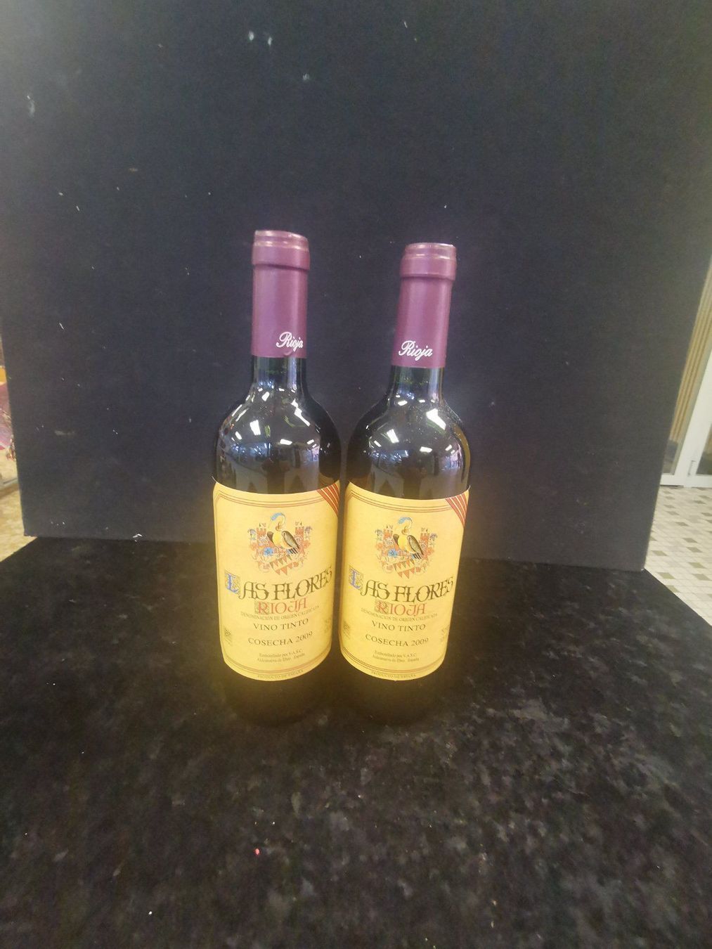 Wein: Lot de 2 LAS FLORES RIOJA 2009 – Neu (gemäss Beschreibung) aus Genève von Leboucheoreilles 1