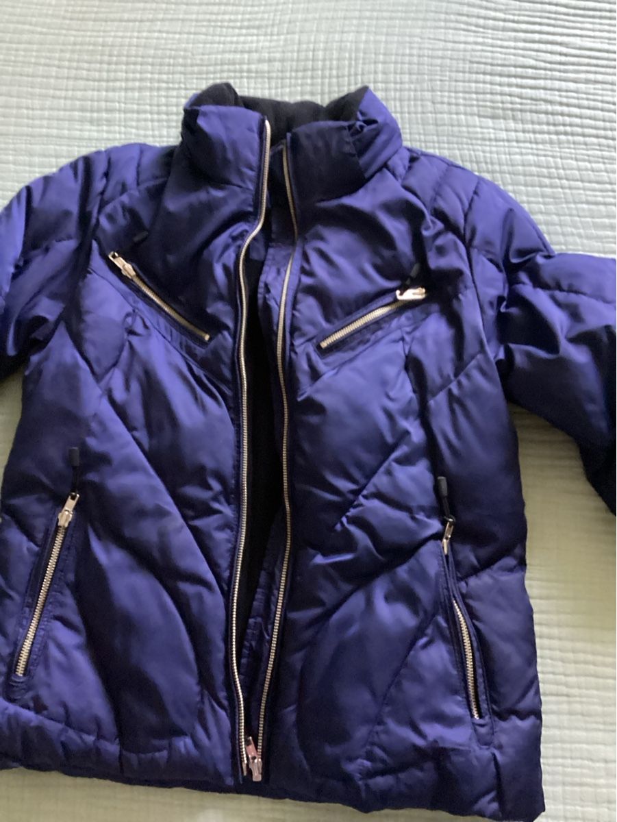 Giacche: Steppjacke Style & Co.blau mit eingebauter Kapuze Grösse S – Usato da Nunningen venduto da Vintage59 3