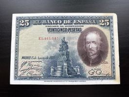 Billet Espagne 🇪🇸 1928
