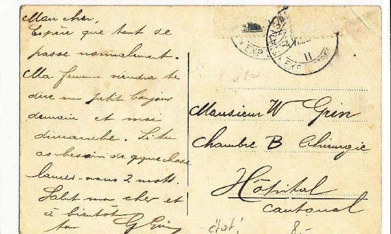 Cartoline postali: Baulmes - Châlet Bellevue + c1905 – Usato da Emmenbrücke venduto da teestube 1