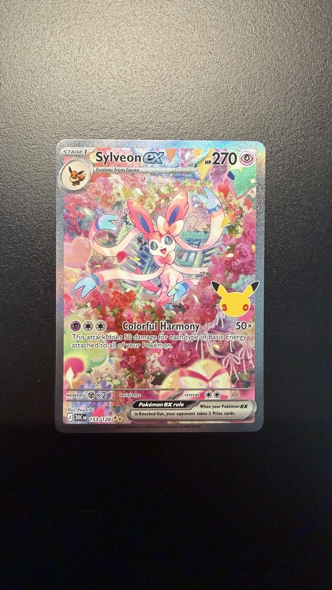 Pokémon Carte collezionabili: Sylveon EX 153/128 – Nuovo (secondo la descrizione) da Luzern venduto da EmmentalerOG