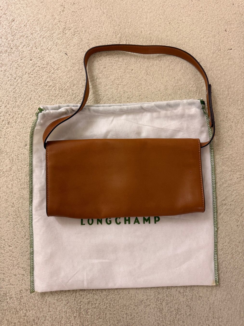 Longchamp Borse da donna: Longchamp braun Leder  Cognac – Usato da Allschwil venduto da Frida015 4