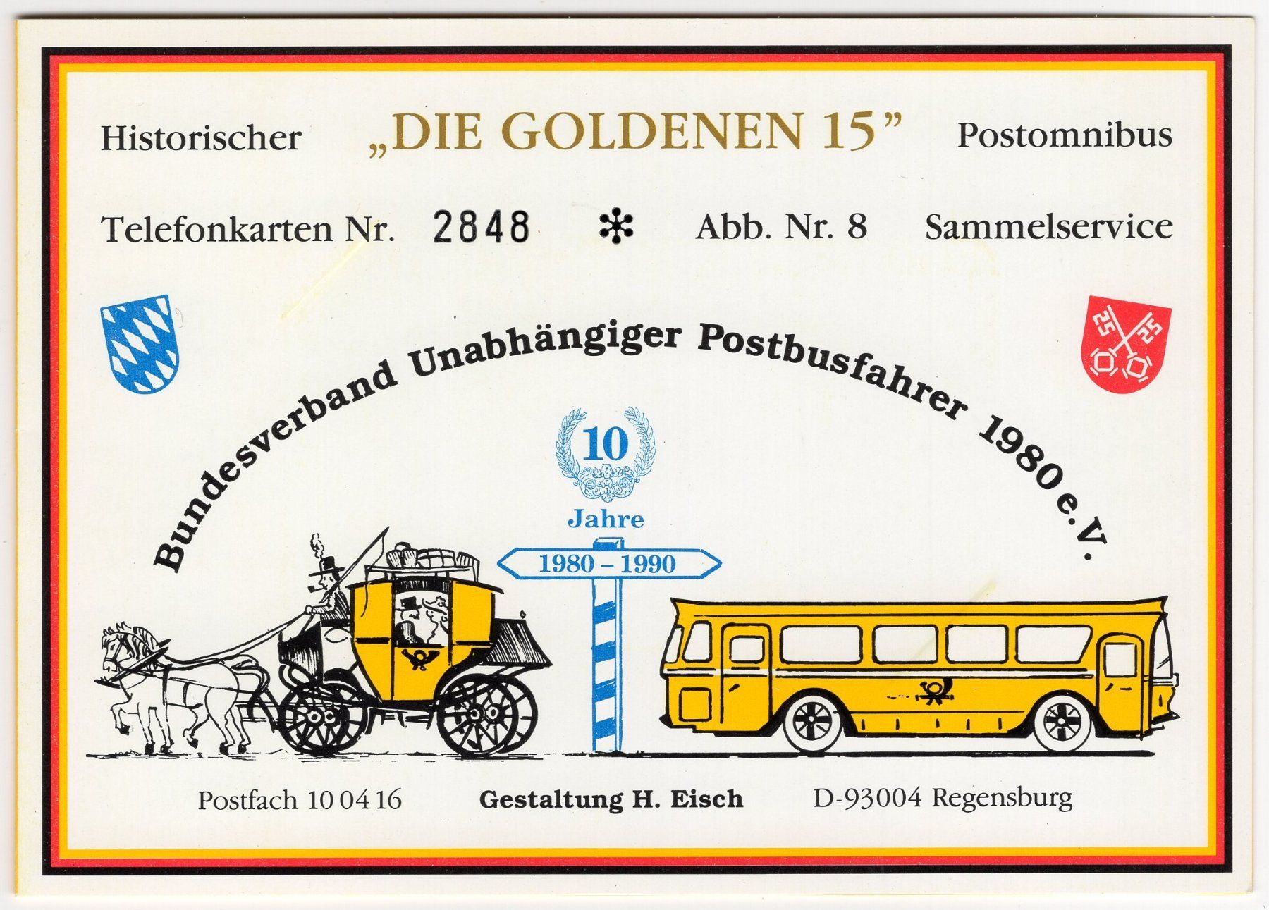 Schede telefoniche: seltene Postauto Telefonkarte aus Deutschland im Folder – Nuovo (secondo la descrizione) da Eglisau venduto da Chperfins 2