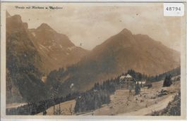 Voralp mit Kurhaus und Voralpsee - Grabs
