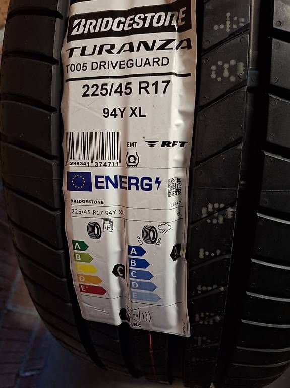 Pneumatici & Ruote complete: 225.45 R17 Bridgestone  – Usato da Koblenz venduto da san_tz6q 4