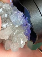 Quarz-Cluster mit Fluorit
