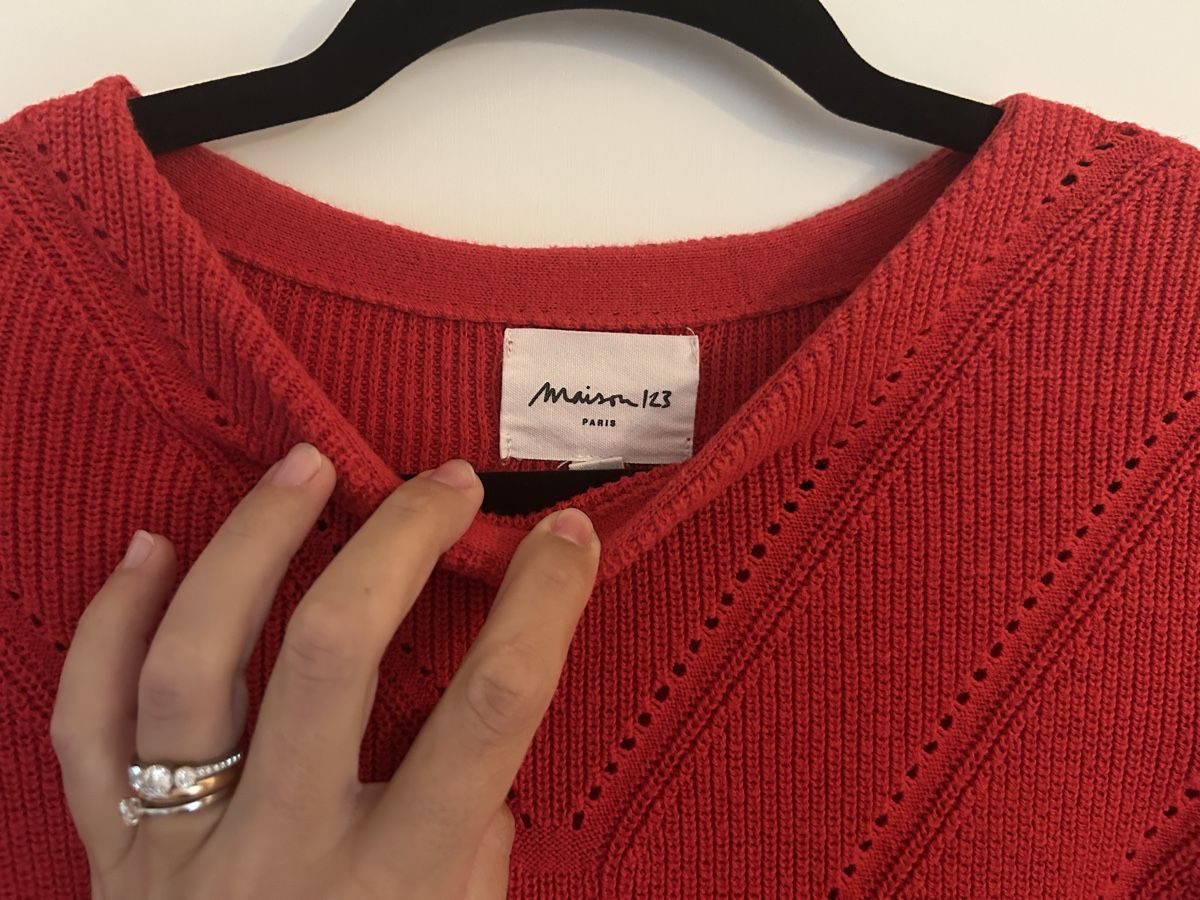Maison 123 Maglioni & Felpe: Pull rouge maison 123 – Nuovo (secondo la descrizione) da Neuchâtel venduto da EllenB