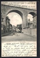 Schaffhausen, Partie am Eisenbahnviadukt