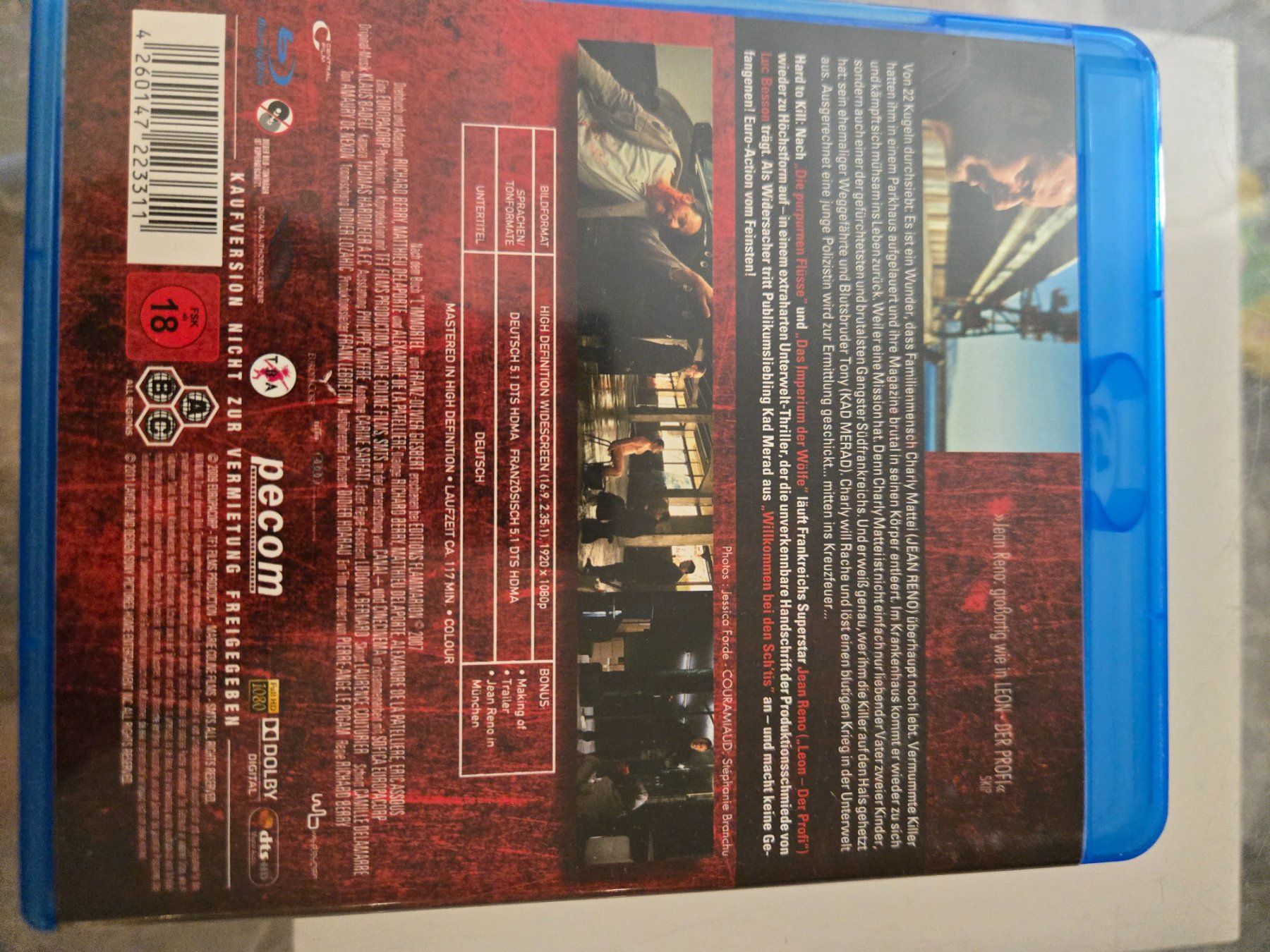 Tutti i DVDs: 22 Bullets Blu-Ray – Usato da Bussigny venduto da Kfdlt 1