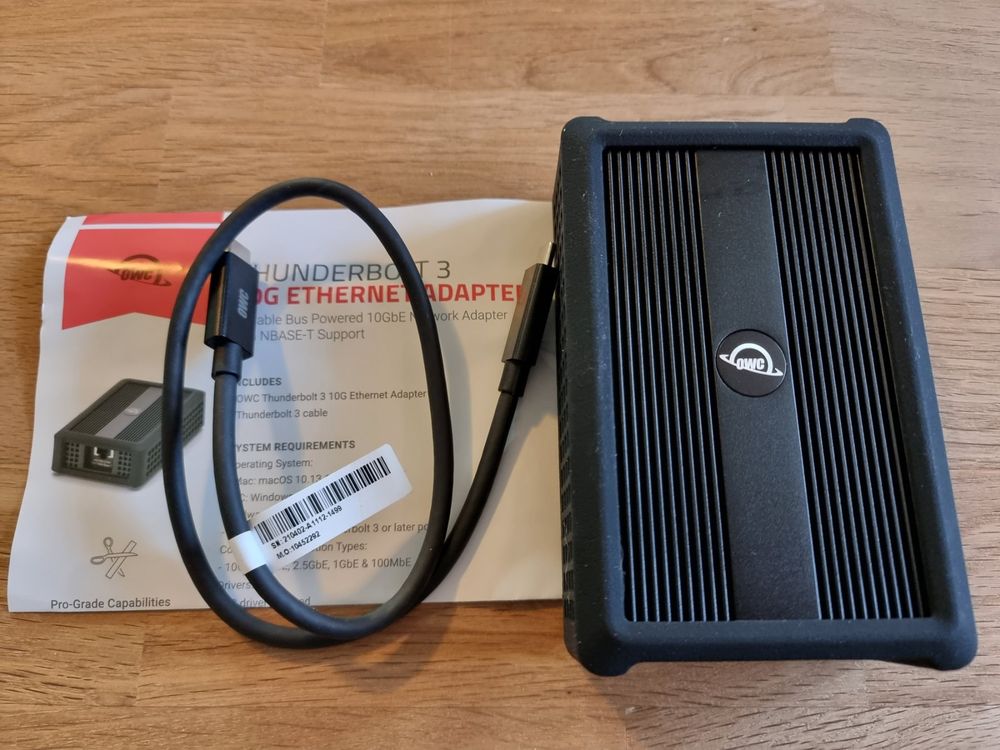 USB Thunderbolt 3 Adapterkabel 10G 10 GIGABIT ETHER Produktbild-Vorschau 7