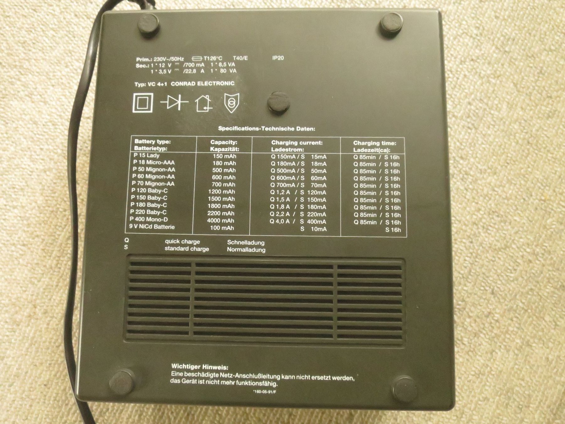 Voltcraft Accus & piles: Multi Lader VC4+1 – D'occasion à Winterthur par Benz420 1