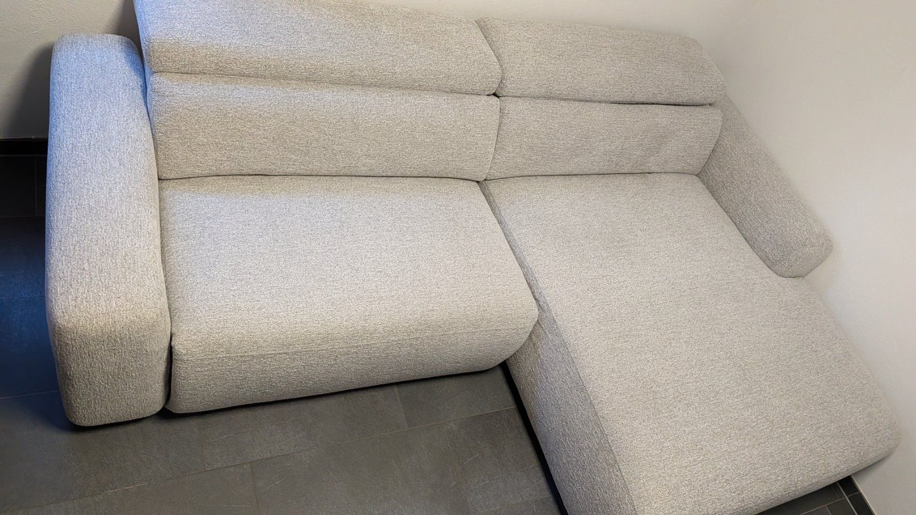 Pfister Divani: Eckgarnitur, Ecksofa mit Relax-Funktion – Usato da Fulenbach venduto da mandoseck