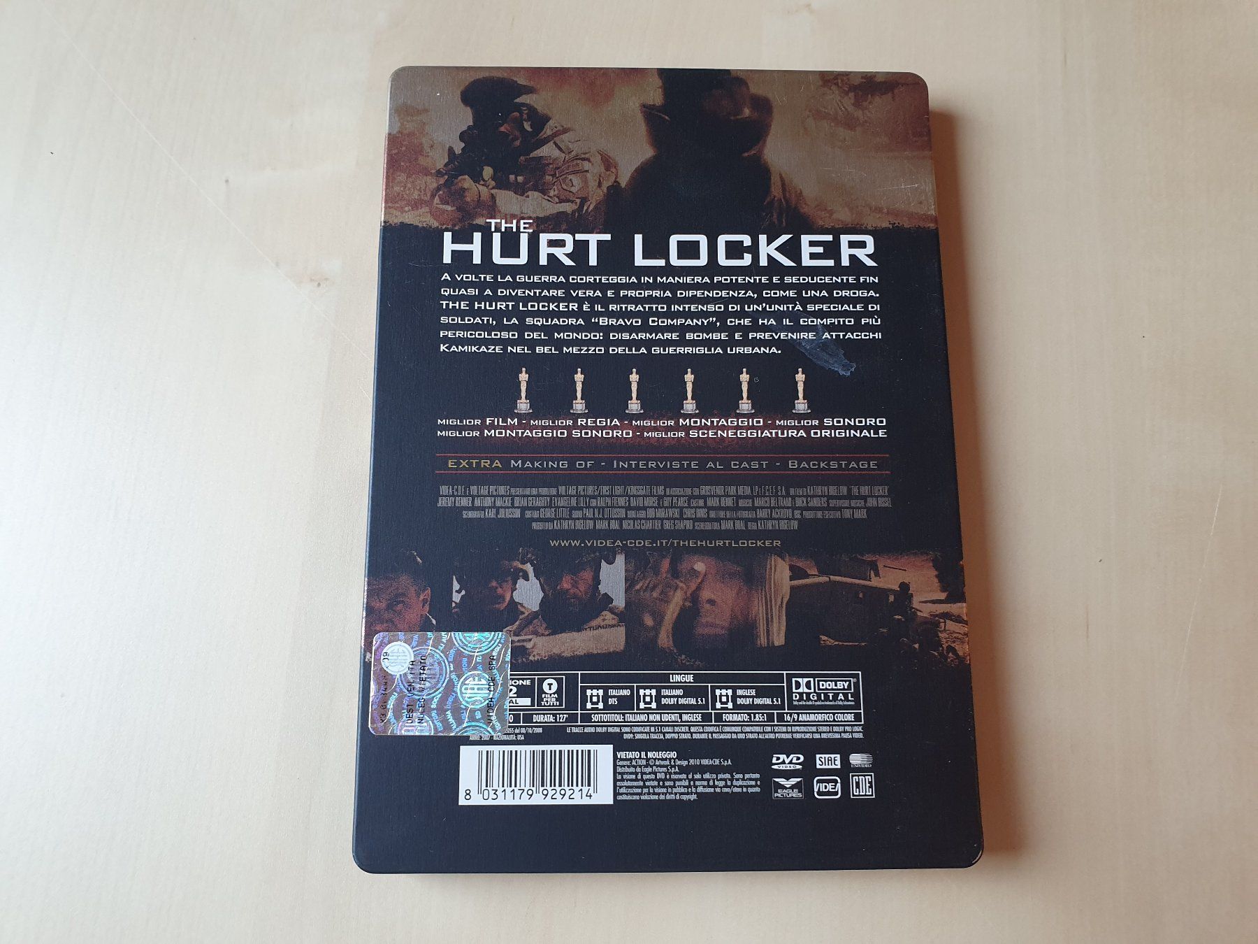 Tutti i DVDs: The Hurt Locker Steelbook E/ITA – Usato da Stansstad venduto da collectorsshop 1