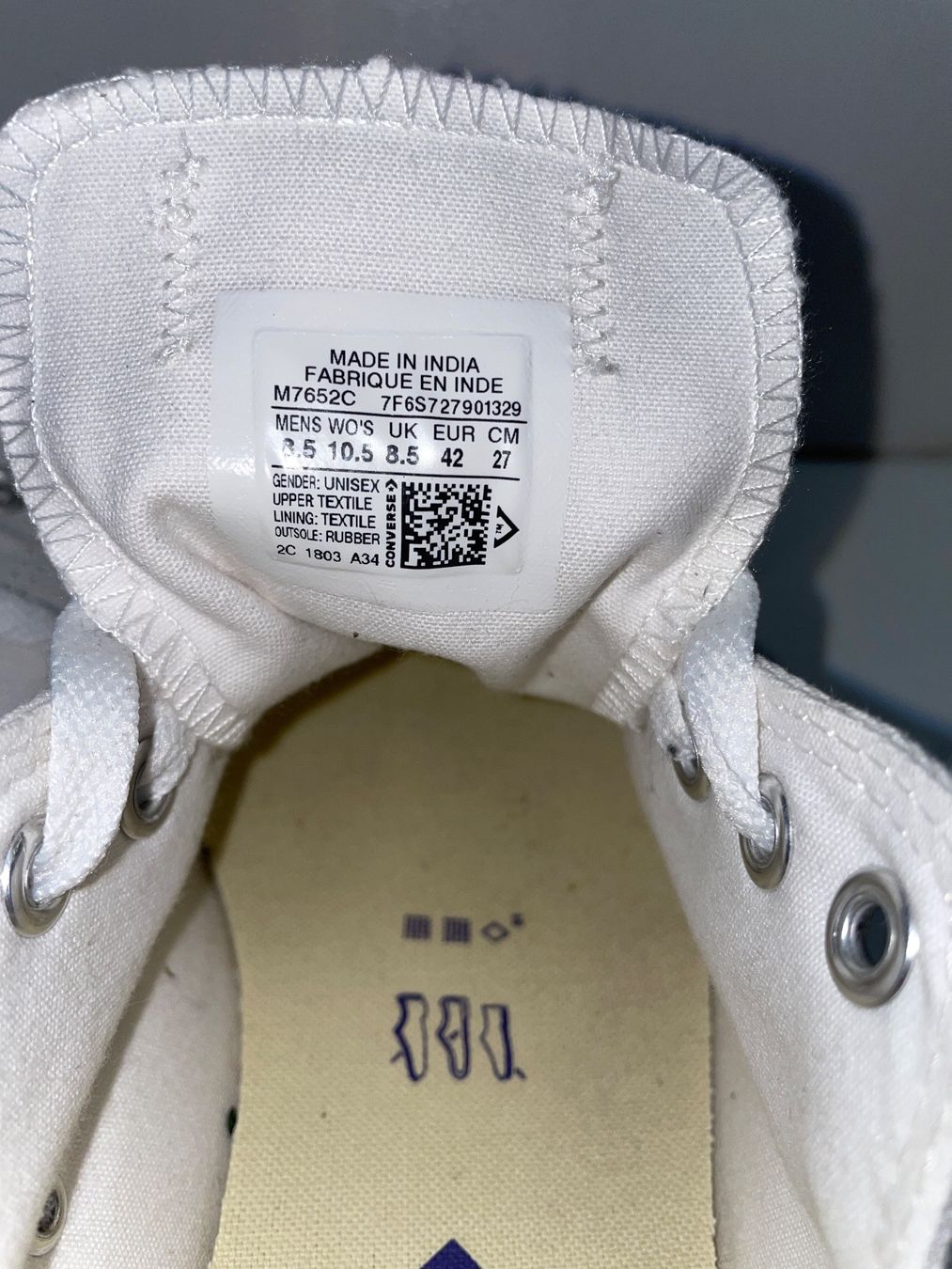 Converse Scarpe da uomo: weisse Converse  'ALL STAR' in Grösse 42 – Usato da Wolfhausen venduto da Mawere 1