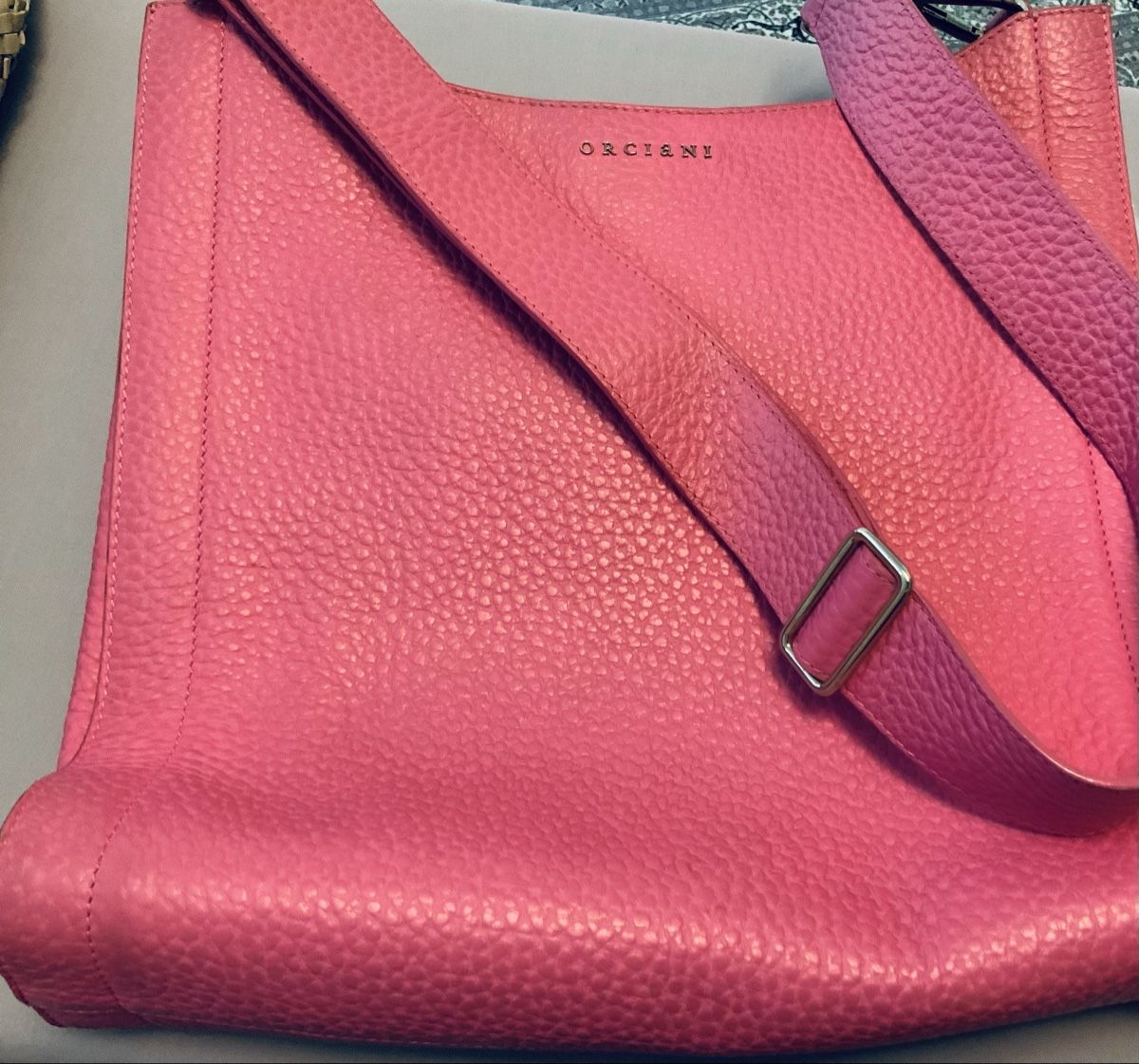 Orciani Taschen für Damen: Orciani Ledertasche Pink - Top Zustand! – Gebraucht aus Nürensdorf von Enme 1