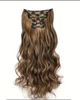 Neue Clip-In Haar Extensions. Nur in Braun verfügbar
