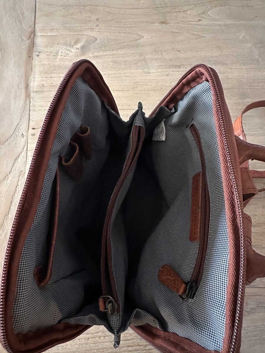 Rucksäcke: Spikes & Sparrow Lederrucksack, cognac, Top Zustand – Neu (gemäss Beschreibung) aus Zürich von phos.arch 4