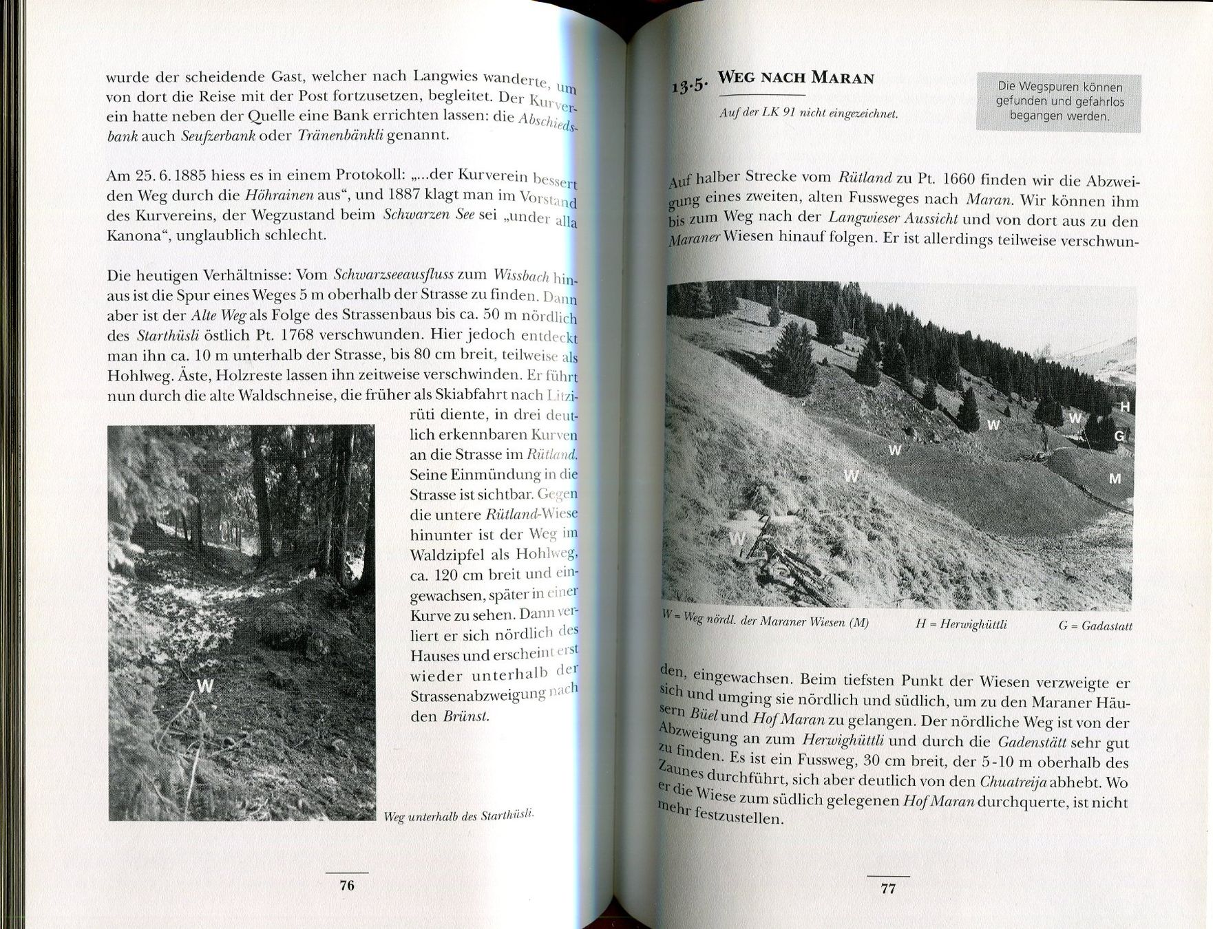 Libri: Schanfigg, Chur, historische Wege; Walser – Usato da Aarau venduto da Elmaar41 4