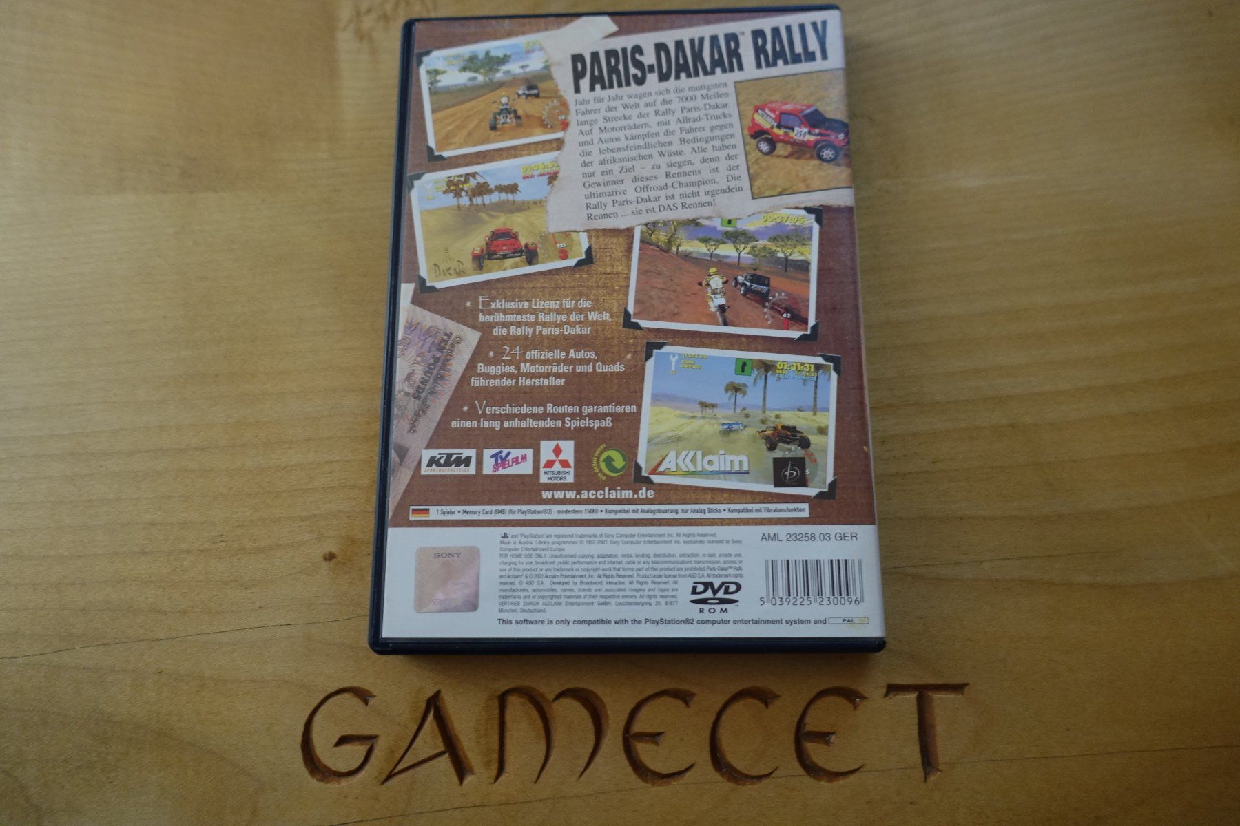 Sony Spiele: Paris-Dakar Rally – Gebraucht aus Steinach von Gamecet 2