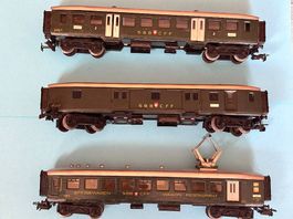 Märklin SBB Wagen Set  2 Personenwagen & Speisewagen 