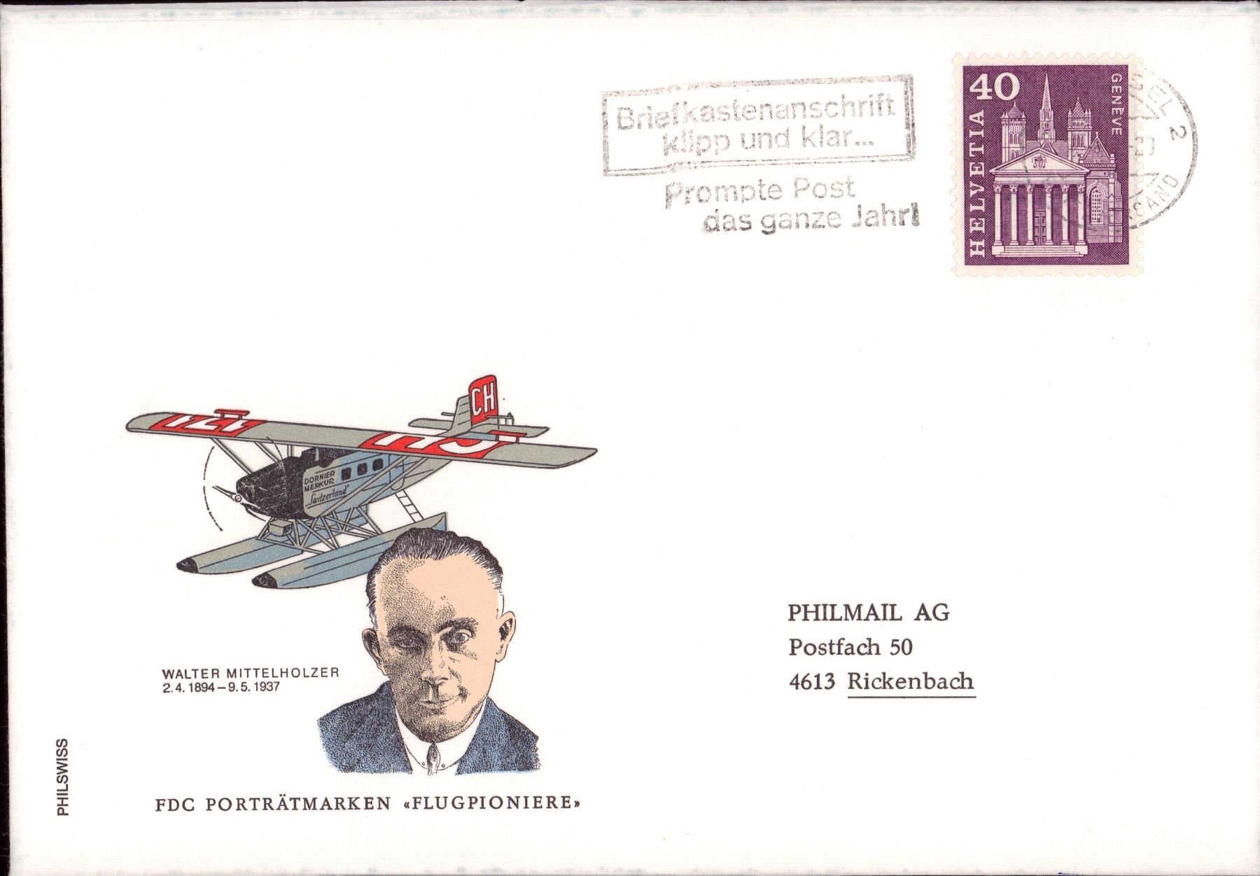 Alle Briefmarken: Flugbriefe Lot - Pro Aero Flug, Jubiläum, ... – Gebraucht aus Eggersriet von glasshouse3egg 7