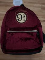 Harry Potter Rucksack, Samt, Plattform 9 3/4, Neu!