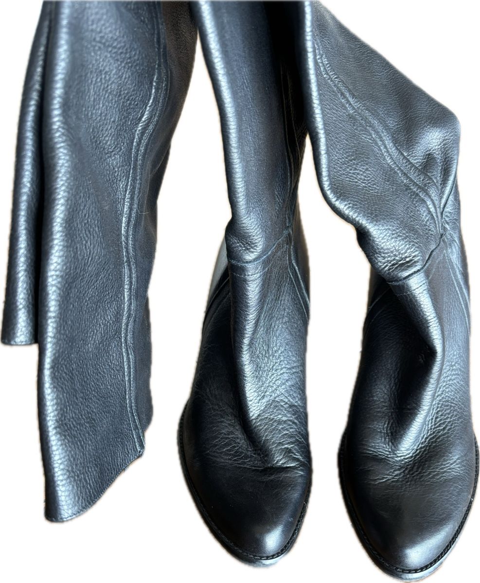 Scarpe da donna: Cuissardes cuir noir Bernies 40 – Nuovo (secondo la descrizione) da Dotzigen venduto da SecondHandGems 2