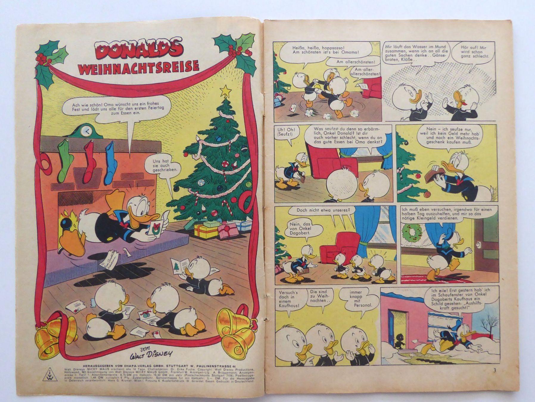 Comics: WD Micky Maus Heft Nr. 25 Dezember 1956 – Gebraucht aus Aesch BL von Kauri1 1