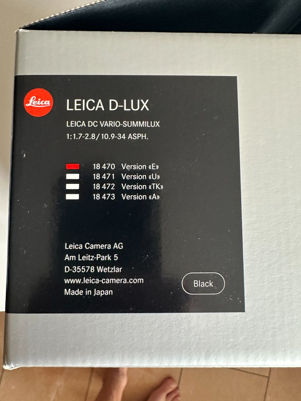 Leica Appareil photo: Leica D-Lux Version E – D'occasion à Oberkirch LU par morpheus06 2
