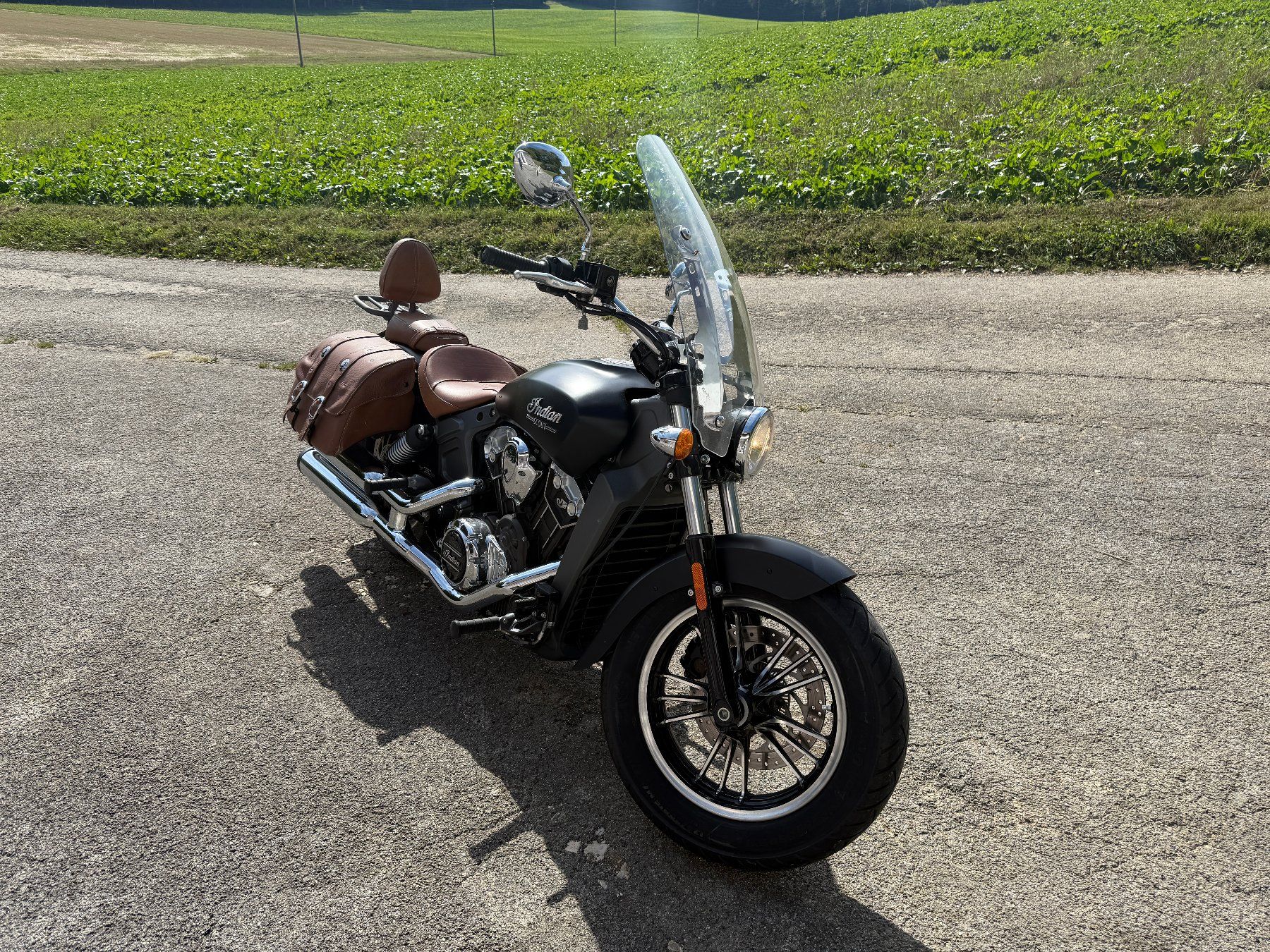 Indian Motorcycle Chopper: Indian Scout ABS noire mat – Usato da BURE venduto da guelatro 1