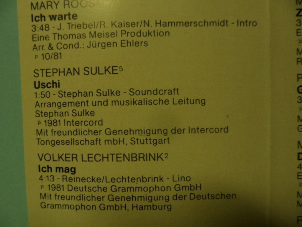 Musicassette: Du ich mag dich – Usato da Langnau i. E. venduto da mar_hw58 3