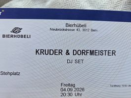 Kruder & Dorfmeister 04.09.26 Bierhübeli Bern