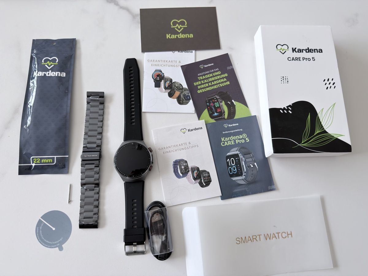 Attrezzature mediche: Kardena Care Pro 5 Smartwatch  – Nuovo e nell'imballaggio originale da Schlieren venduto da Kamacho