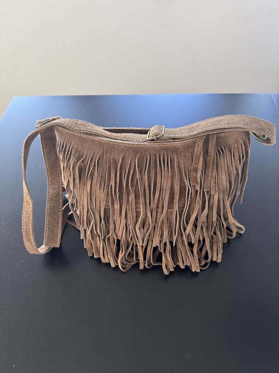 Borse da donna: Wildleder Fransen Tasche, beige, Top Zustand – Nuovo (secondo la descrizione) da Zürich venduto da Jen10 7