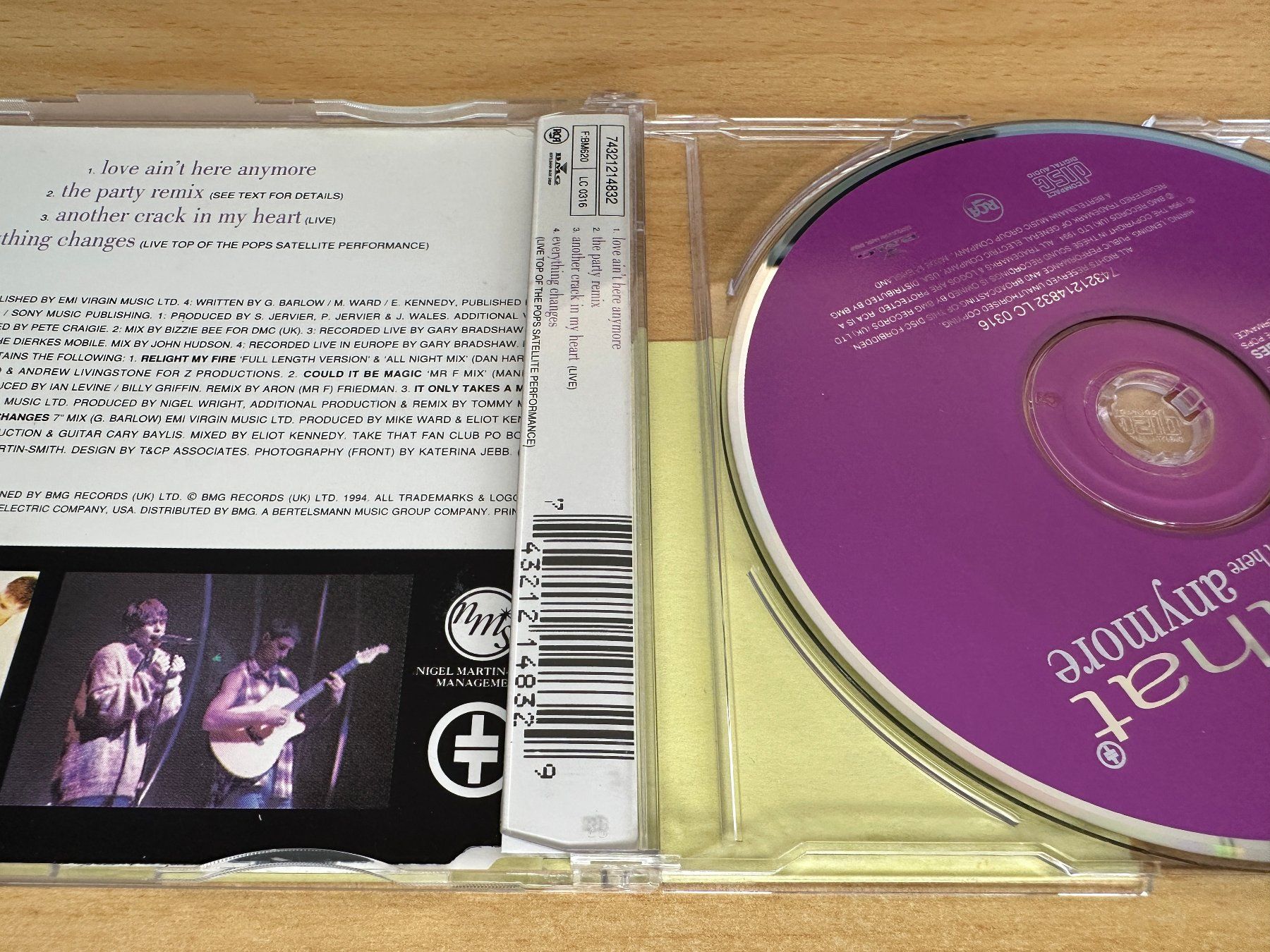 CD: Take That – Love Ain't Here Anymore - Single CD – Usato da Rikon im Tösstal venduto da Alpenmutz 1