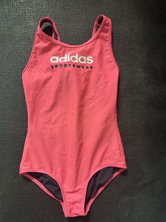 Badeanzug Adidas pink Grösse 128 eher 116