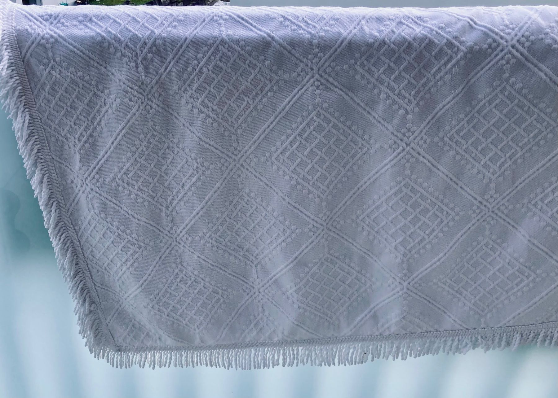 Teli da bagno: Tapis, Badetuch, ev. Tischtuch. Baumwolle – Usato da Rüegsauschachen venduto da Andyalfredo 2