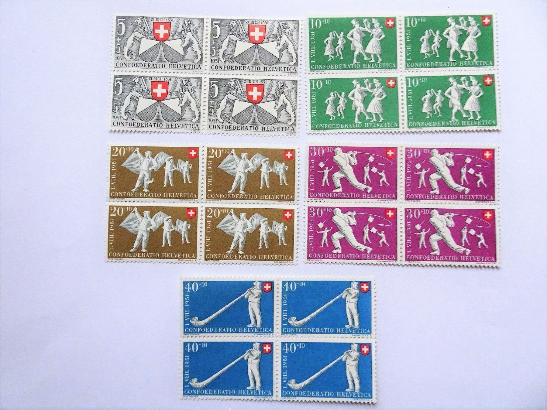 Alle Briefmarken: PP 1951** – Neu (gemäss Beschreibung) aus Aadorf von Chnorli-Furz