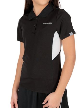 Head Poloshirt Woman, schwarz/weiss, Gr.M 38-40, fabrikneu