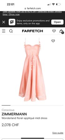 Zimmermann Corsagen Cocktail Kleid - Grösse 00 = XS / 34
