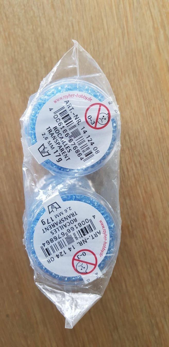 Perle (finte): Set Rocailles Perlen blau 10x17g – Nuovo e nell'imballaggio originale da Walterswil SO venduto da Jerry_maus 1